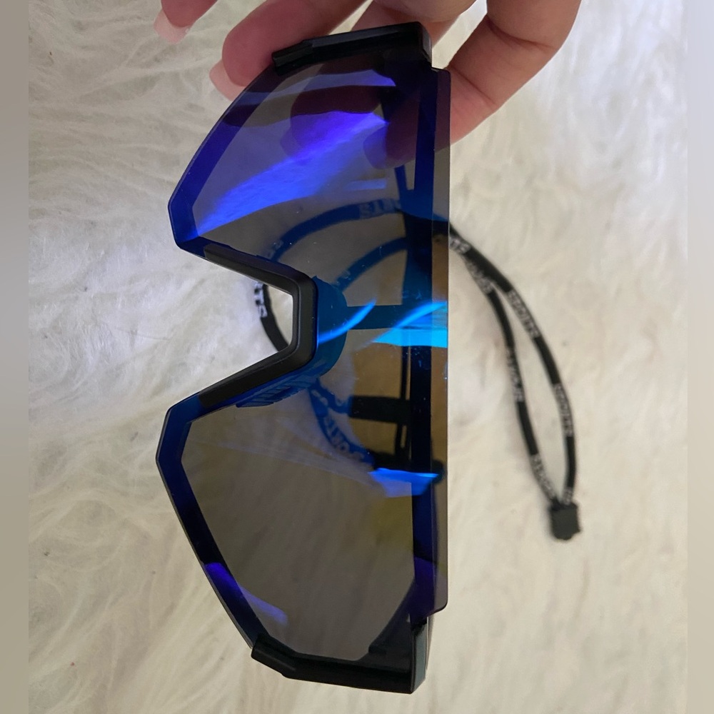 Running Polarized Blue and Purple Sunglasses